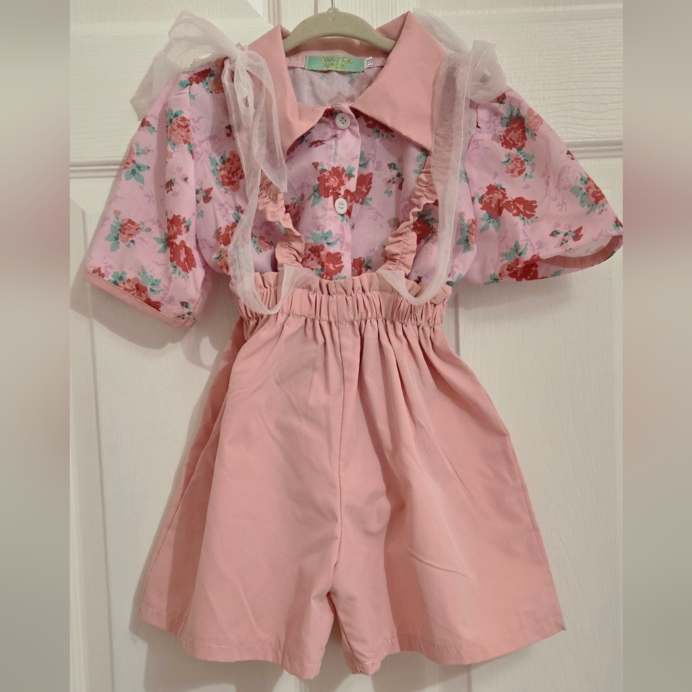 2pcs | Spring Summer Cool Fun Shirt Jumper Casual Outfit Matching